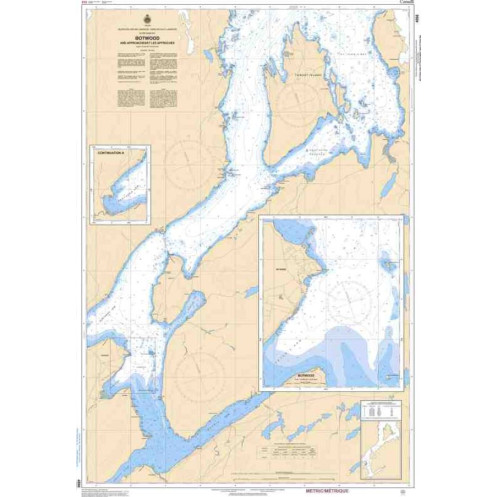 Service Hydrographique du Canada - 4866 - Botwood and Approaches / et les approches