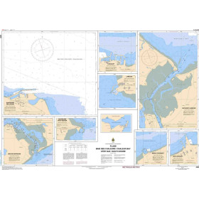 Service Hydrographique du Canada - 4920 - Plans: Baie des Chaleurs / Chaleur Bay: Côte sud / South Shore