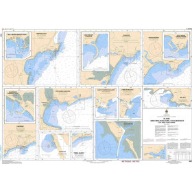Service Hydrographique du Canada - 4921 - Plans, Baie des Chaleurs/Chaleur Bay (côte nord/North Shore)