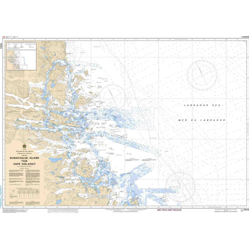 Service Hydrographique du Canada - 5024 - Nunaksaluk Island to / à Cape Kiglapait Service Hydrographique du Canada - 5024 - Nunaksaluk Island to / à Cape Kiglapait