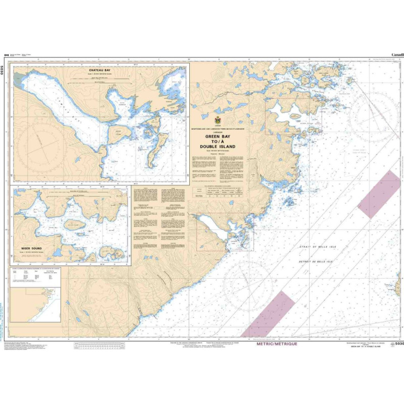 Service Hydrographique du Canada - 5030 - Green Bay to / à Double Island