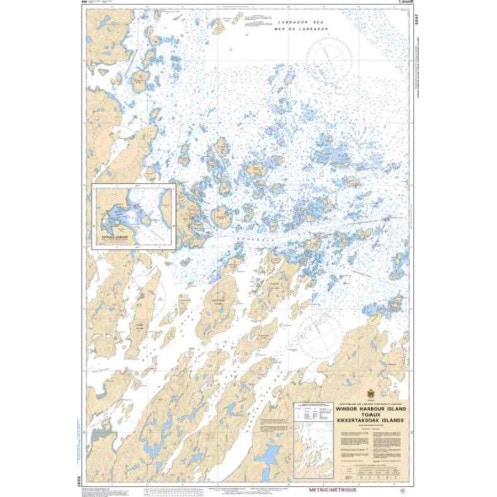 Service Hydrographique du Canada - 5047 - Winsor Harbour Island to / aux Kikkertaksoak Islands