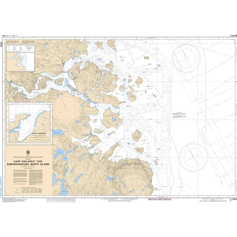 Service Hydrographique du Canada - 5055 - Cape Kiglapait to / à Khikkertarsoak North Island
