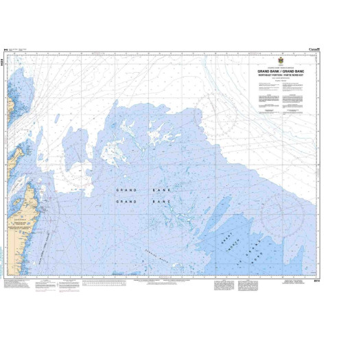 Service Hydrographique du Canada - 8014 - Grand Bank / Grand Banc: Northeast Portion / Partie nord-est