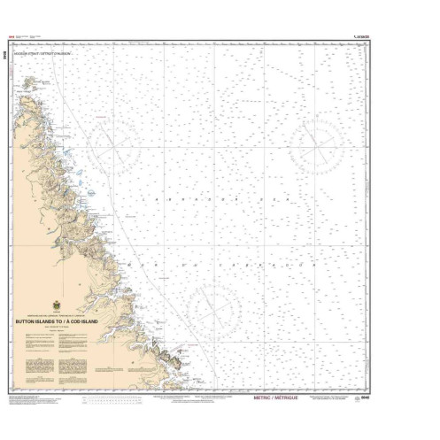 Service Hydrographique du Canada - 8046 - Button Islands to / à Cod Island