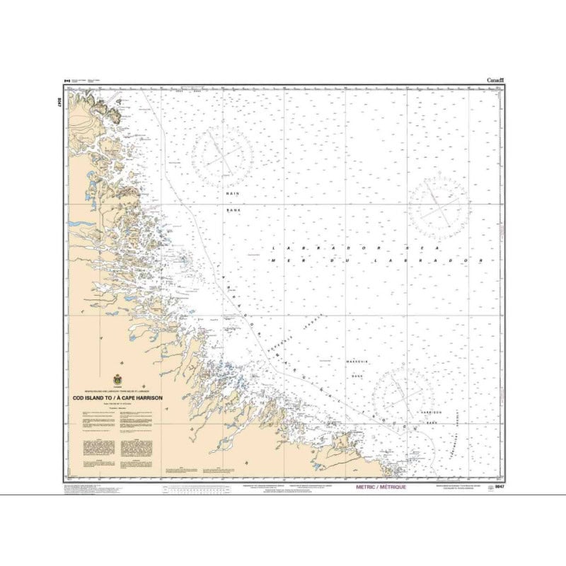 Service Hydrographique du Canada - 8047 - Cod Island to / à Cape Harrison