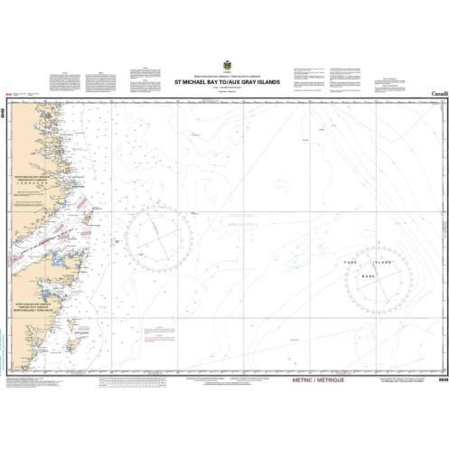 Service Hydrographique du Canada - 8049 - St. Michael Bay to / aux Gray Islands