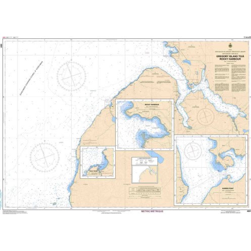 Service Hydrographique du Canada - 4881 - Gregory Island to Rocky Harbour Service Hydrographique du Canada - 4881 - Gregory Island to Rocky Harbour
