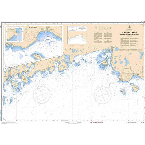 Service Hydrographique du Canada - 4971 - Blanc Sablon à/to Baie de Bonne-Espérance