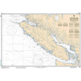 Service Hydrographique du Canada - 3001 - Vancouver Island / Île de Vancouver, Juan de Fuca Strait to/à Queen Charlotte Sound