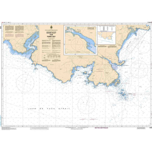 Service Hydrographique du Canada - 3410 - Sooke Inlet to/à Parry Bay