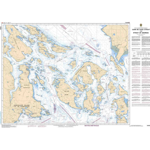 Service Hydrographique du Canada - 3462 - Juan de Fuca Strait to/à Strait of Georgia Service Hydrographique du Canada - 3462 - Juan de Fuca Strait to/à Strait of Georgia