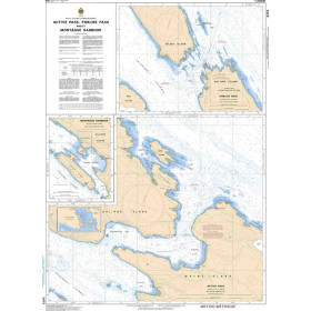 Service Hydrographique du Canada - 3473 - Active Pass, Porlier Pass and/et Montague Harbour