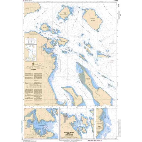 Service Hydrographique du Canada - 3479 - Approaches to/Approches à Sidney