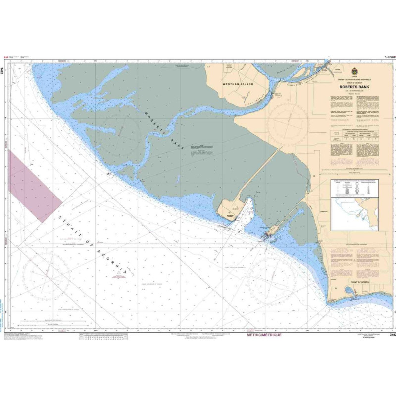 Service Hydrographique du Canada - 3492 - Roberts Bank