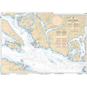 Service Hydrographique du Canada - 3512 - Strait of Georgia, Central Portion/Partie Centrale