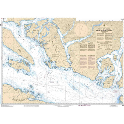 Service Hydrographique du Canada - 3512 - Strait of Georgia, Central Portion/Partie Centrale Service Hydrographique du Canada - 3512 - Strait of Georgia, Central Portion/Partie Centrale