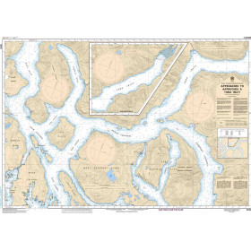 Service Hydrographique du Canada - 3541 - Approaches to/Approches à Toba Inlet