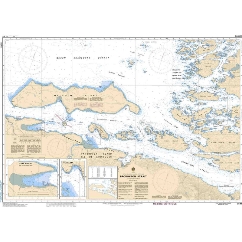 Service Hydrographique du Canada - 3546 - Broughton Strait