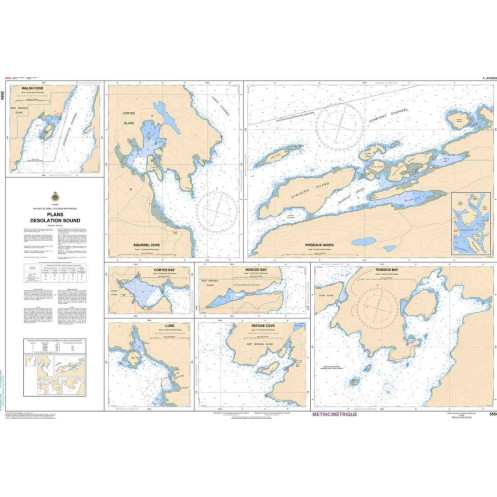 Service Hydrographique du Canada - 3554 - Plans Desolation Sound