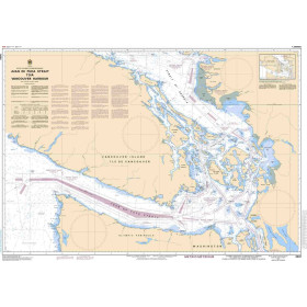 Service Hydrographique du Canada - 3601 - Juan de Fuca Strait to/à Vancouver Harbour
