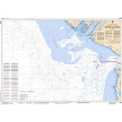 Service Hydrographique du Canada - 3602 - Approaches to/Approches à Juan de Fuca Strait