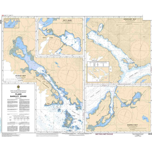Service Hydrographique du Canada - 3646 - Plans - Barkley Sound