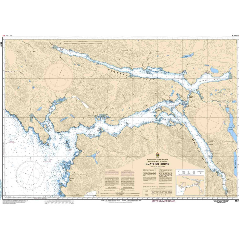 Service Hydrographique du Canada - 3679 - Quatsino Sound