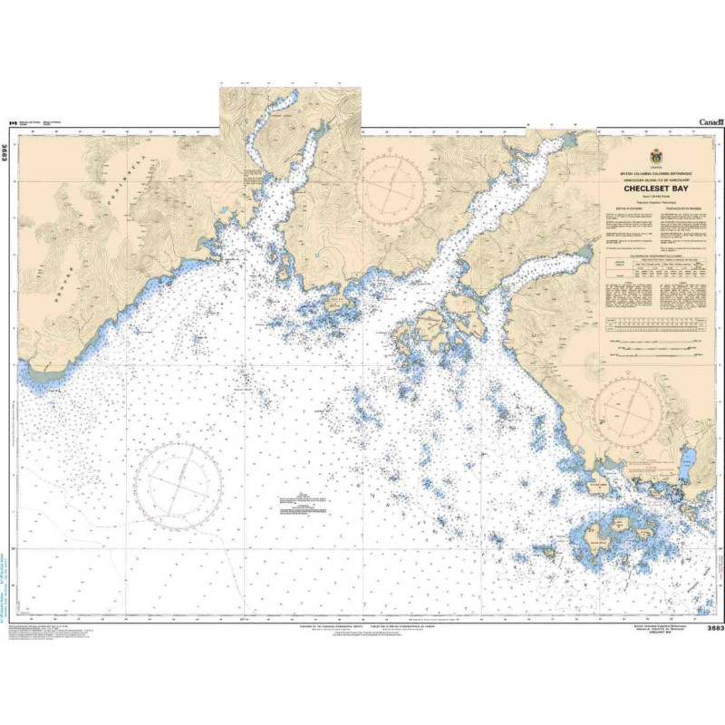 Service Hydrographique du Canada - 3683 - Checleset Bay