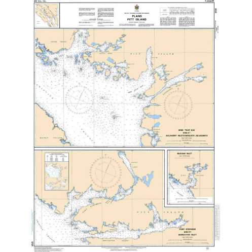 Service Hydrographique du Canada - 3721 - Plans Pitt Island