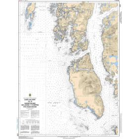 Service Hydrographique du Canada - 3727 - Cape Calvert to Goose Island including Fitz Hugh Sound