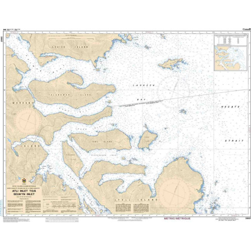 Service Hydrographique du Canada - 3807 - Atli Inlet to/à Selwyn Inlet