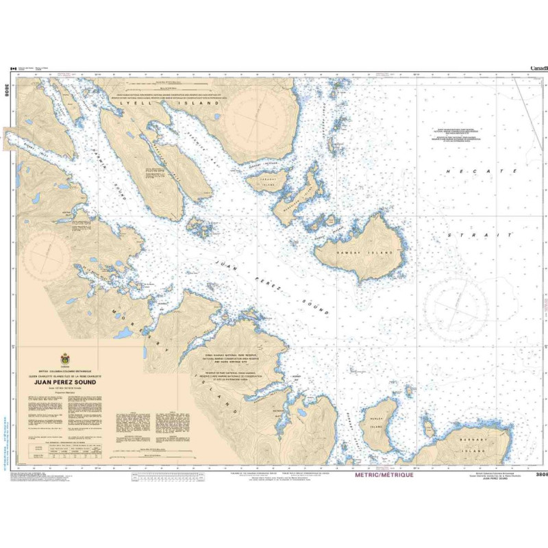 Service Hydrographique du Canada - 3808 - Juan Perez Sound