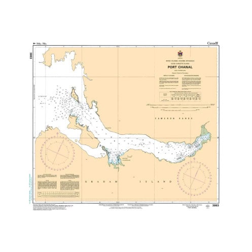 Service Hydrographique du Canada - 3863 - Port Chanal