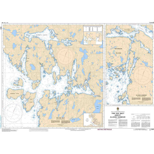 Service Hydrographique du Canada - 3921 - Fish Egg Inlet and/et Allison Harbour Service Hydrographique du Canada - 3921 - Fish Egg Inlet and/et Allison Harbour