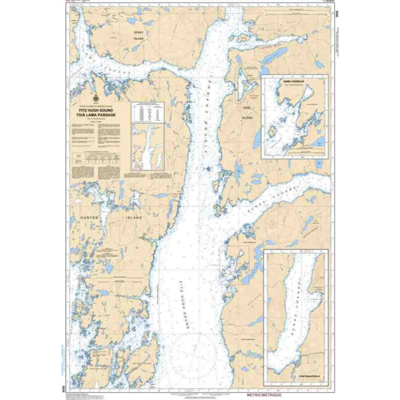 Service Hydrographique du Canada - 3936 - Fitz Hugh Sound to/à Lama Passage