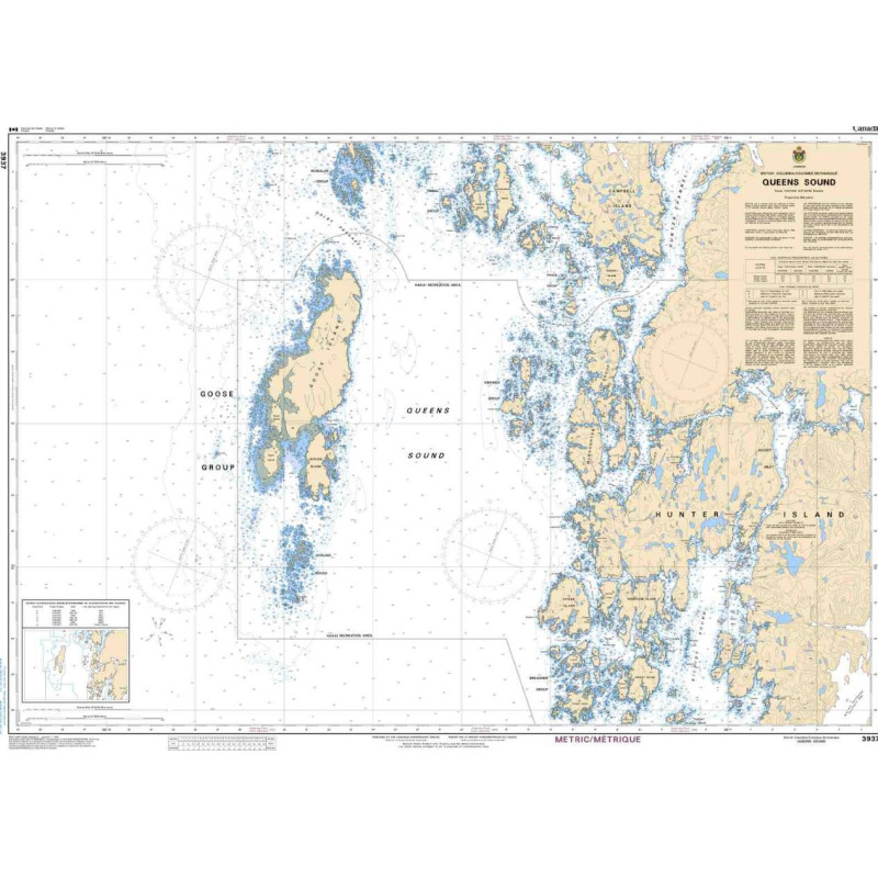 Service Hydrographique du Canada - 3937 - Queens Sound