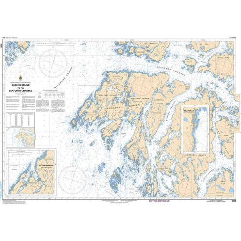 Service Hydrographique du Canada - 3938 - Queens Sound to/à Seaforth Channel