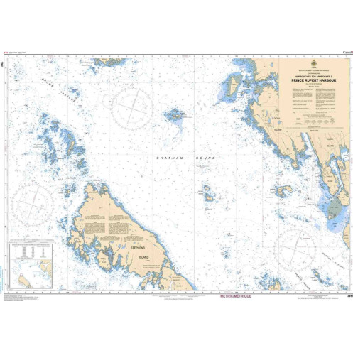 Service Hydrographique du Canada - 3957 - Approaches to/Approches à Prince Rupert Harbour