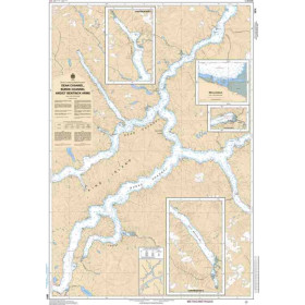 Service Hydrographique du Canada - 3974 - Dean Channel, Burke Channel and/et Bentinck Arms