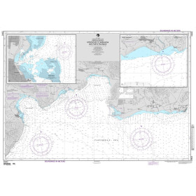 NGA - 25842 - Approachees to Barahona and Punta Palenque - Plans: A. Barahona - B. Punta Palenque