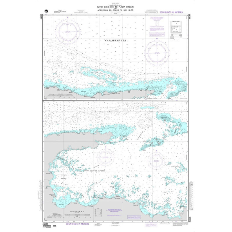 NGA - 26065 - Cayos Chichime to Punta Rincon andapproache to Golfo de San Blas - Golfo de San Blas