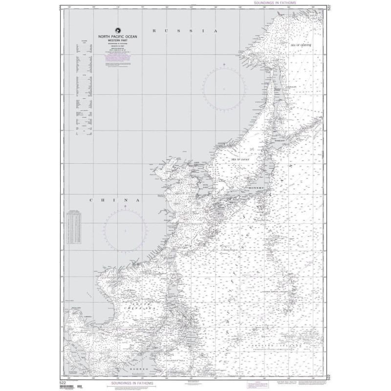 NGA - 522 - North pacific Ocean (Western part)