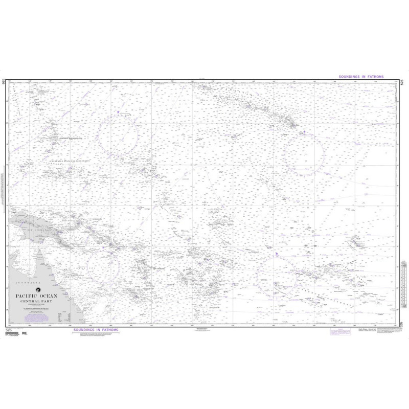 NGA - 526 - pacific Ocean (Central part)