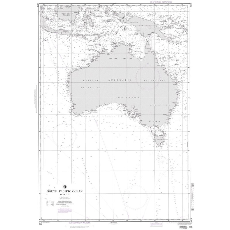 NGA - 623 - South pacific Ocean (Sheet IV)