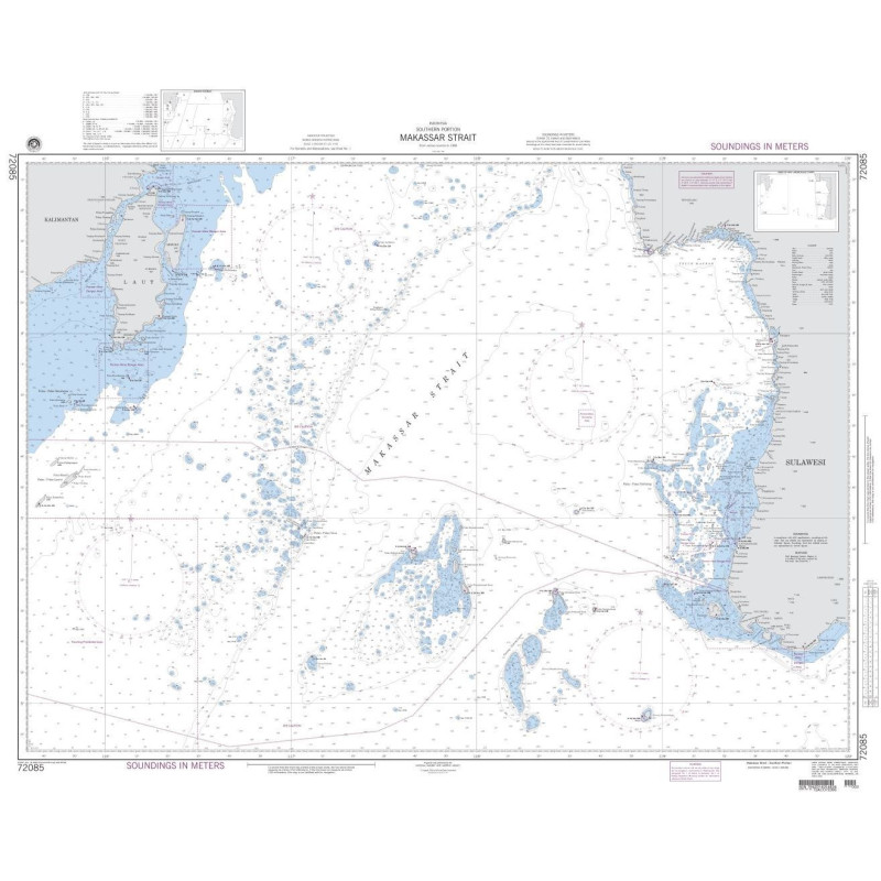 NGA - 72085 - Makassar Strait-Southern Portion