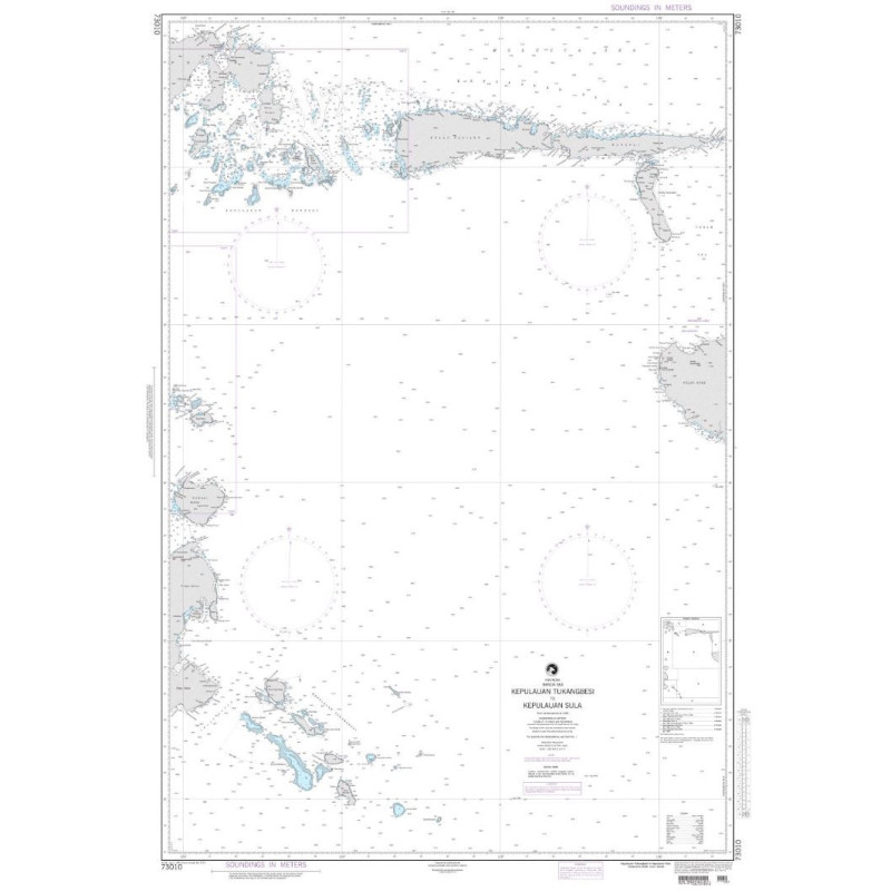 NGA - 73010 - Kepulauan Tukangbesi to Kepulauan Sula