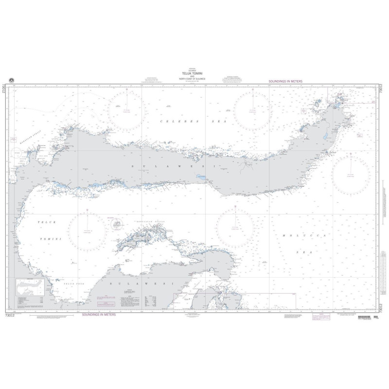 NGA - 73012 - Teluk Tomini and North Coast of Sulawesi