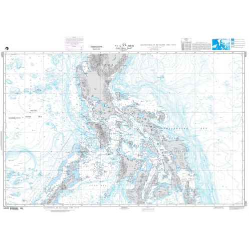 NGA - 91005 - Philippines-Central Part (BATHYMETRIC CHART)