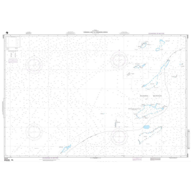 NGA - 93044 - Yongshu Jiao to Yongdeng Ansha (South China Sea)